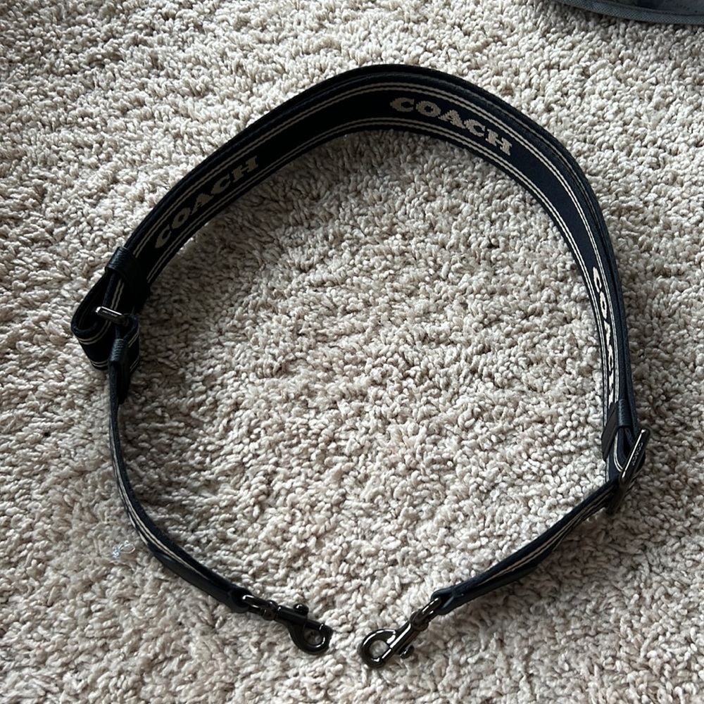 Coach cross body strap